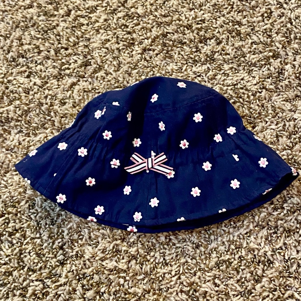 Gymboree Flower Power Girls Embroidered Hat Vintage S/M 3-4